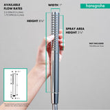 Pulsify S Baton Handshower 100 1-Jet, 2.5 GPM in Chrome