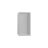 Hansgrohe - XtraStoris Original Wall Niche with Integrated Frame 12''x 6''x 4''  in Concrete Grey - Concrete Grey