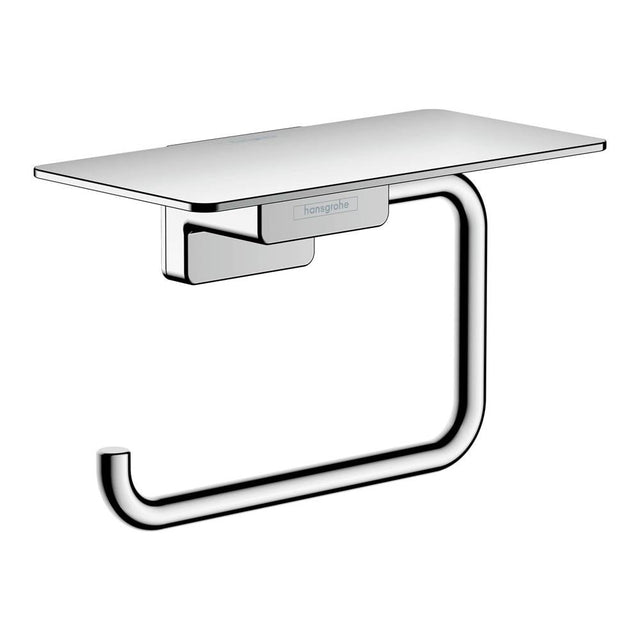 Hansgrohe - AddStoris Toilet Paper Holder with Shelf in Chrome - Chrome