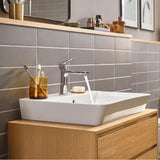 Rebris E Single-Hole Faucet 110 with Pop-Up Drain, 1.2 GPM in Chrome
