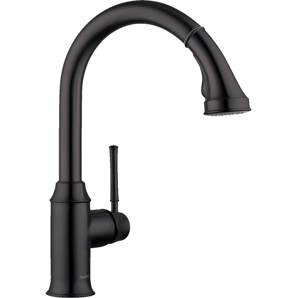 Hansgrohe - Talis C HighArc Kitchen Faucet, 2-Spray Pull-Down, 1.75 GPM in Matte Black - Matte Black