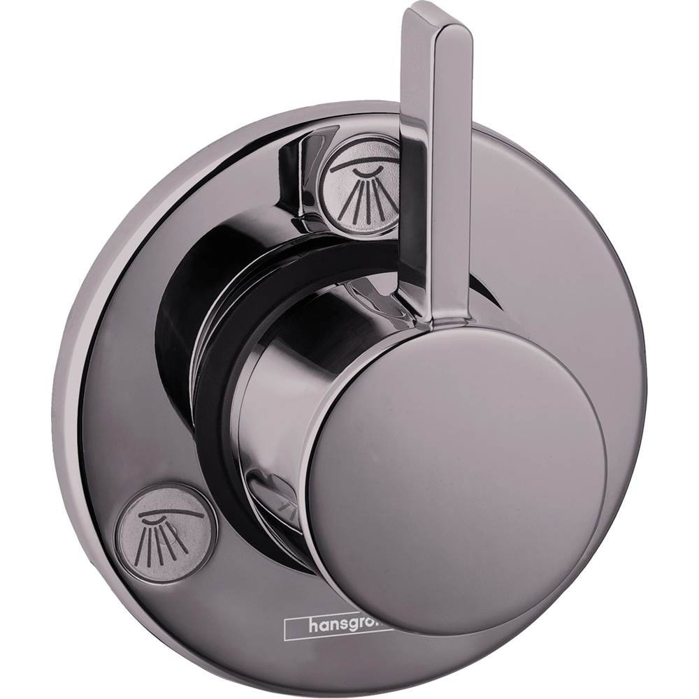 Hansgrohe - Ecostat Diverter Trim S Trio/Quattro in Brushed Black Chrome - Brushed Black Chrome