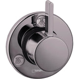 Hansgrohe - Ecostat Diverter Trim S Trio/Quattro in Brushed Black Chrome - Brushed Black Chrome