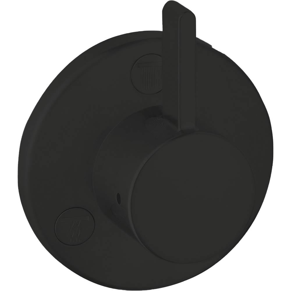 Hansgrohe - Ecostat Diverter Trim S Trio/Quattro in Matte Black - Matte Black