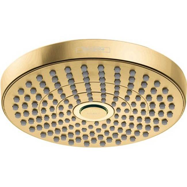 Hansgrohe - Croma Select S Showerhead 180 2-Jet, 1.8 GPM in Brushed Gold Optic - Brushed Gold Optic