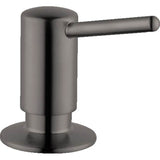 Hansgrohe - Soap Dispenser, Contemporary in Brushed Black Chrome - Brushed Black Chrome