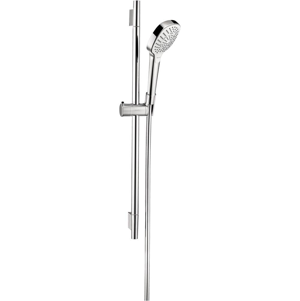 Hansgrohe - Croma Select E Wallbar Set 110 3-Jet 24'', 2.5 GPM in Chrome - Chrome