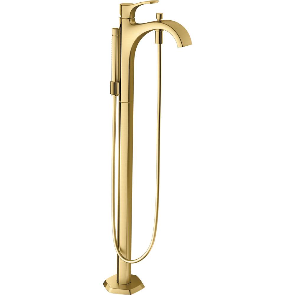 Hansgrohe - Locarno Freestanding Tub Filler Trim with 1.75 GPM Handshower in Brushed Gold Optic - Brushed Gold Optic