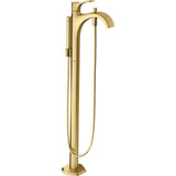 Hansgrohe - Locarno Freestanding Tub Filler Trim with 1.75 GPM Handshower in Brushed Gold Optic - Brushed Gold Optic