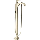 Hansgrohe - Locarno Freestanding Tub Filler Trim with 1.75 GPM Handshower in Polished Nickel - Polished Nickel