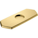 Hansgrohe - Locarno Base Plate for Single-Hole Faucets in Brushed Gold Optic - Brushed Gold Optic