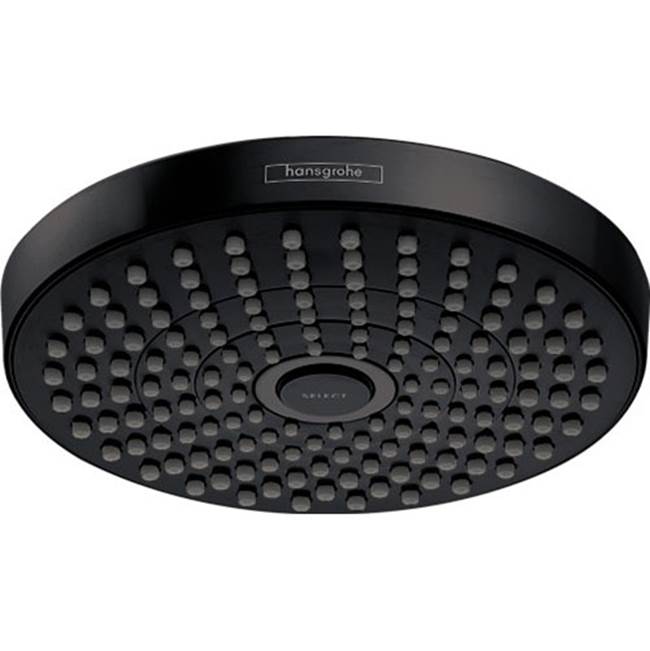 Hansgrohe - Croma Select S Showerhead 180 2-Jet, 2.5 GPM  in Matte Black - Matte Black