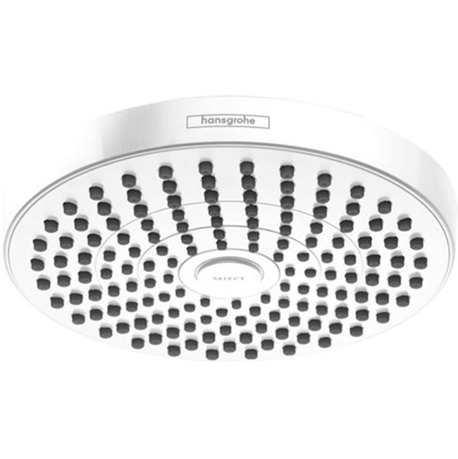 Hansgrohe - Croma Select S Showerhead 180 2-Jet, 2.5 GPM  in Matte White - Matte White