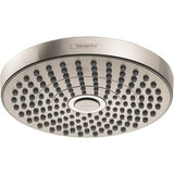 Hansgrohe - Croma Select S Showerhead 180 2-Jet, 2.5 GPM  in Brushed Nickel - Brushed Nickel