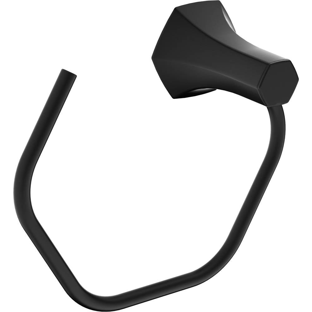Hansgrohe - Locarno Towel Ring in Matte Black - Matte Black