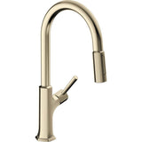 Hansgrohe - Locarno HighArc Kitchen Faucet, 2-Spray Pull-Down, 1.75 GPM in Polished Nickel - Polished Nickel