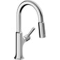 Hansgrohe - Locarno Prep Kitchen Faucet, 2-Spray Pull-Down, 1.75 GPM in Chrome - Chrome