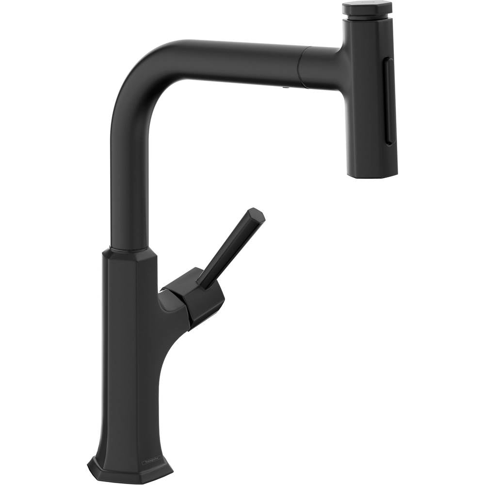 Hansgrohe - Locarno Select HighArc Kitchen Faucet, 2-Spray Pull-Out, 1.75 GPM in Matte Black - Matte Black