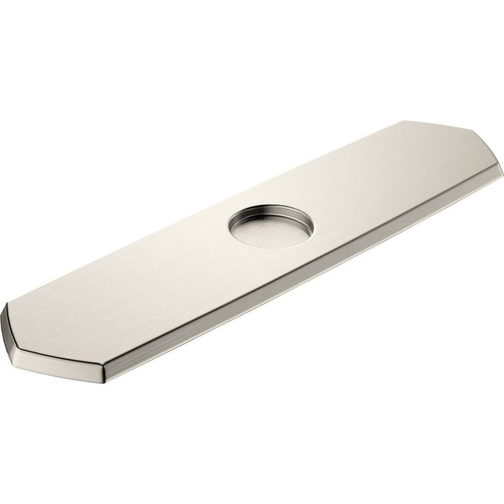 Hansgrohe - Locarno Base Plate for Single-Hole Kitchen Faucets, 10'' in Steel Optic - Steel Optic