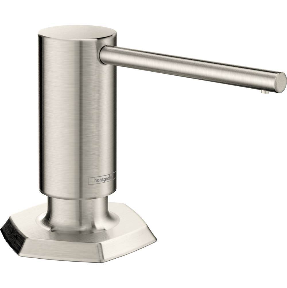 Hansgrohe - Locarno Soap Dispenser in Steel Optic - Steel Optic