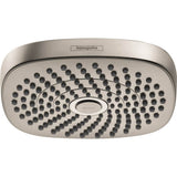 Hansgrohe - Croma Select E Showerhead 180 2-Jet, 2.5 GPM  in Brushed Nickel - Brushed Nickel