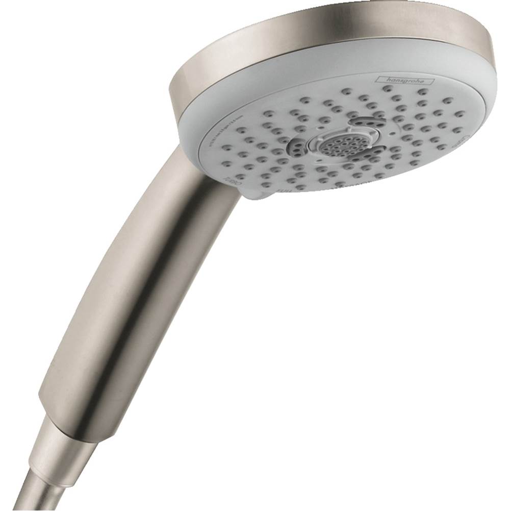 Hansgrohe - Croma 100 Handshower E 3-Jet, 1.5 GPM in Brushed Nickel - Brushed Nickel