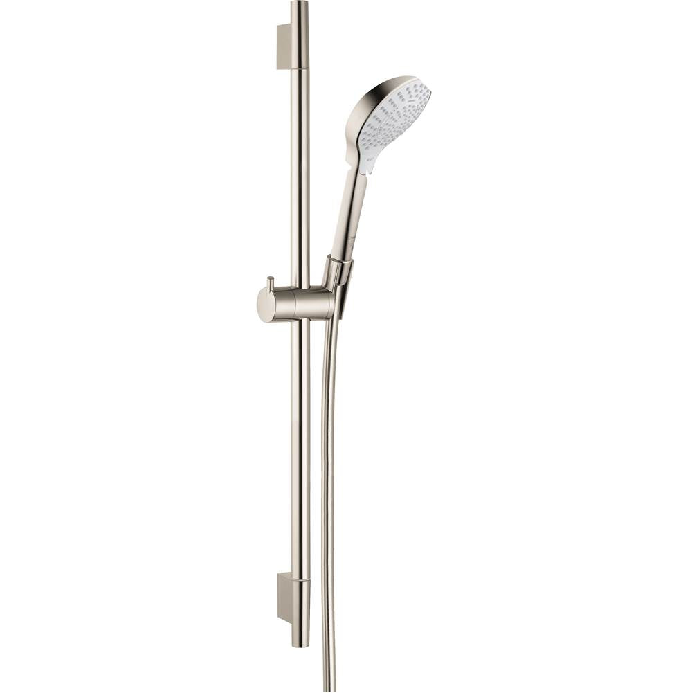Hansgrohe - Croma Select S Wallbar Set 110 3-Jet 24'', 2.5 GPM in Brushed Nickel - Brushed Nickel
