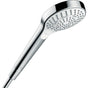 Hansgrohe - Croma Select S Handshower 110 3-Jet, 2.5 GPM in White / Chrome - White With Chrome