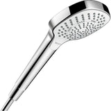 Hansgrohe - Croma Select E Handshower 110 3-Jet, 2.5 GPM in White / Chrome - White With Chrome