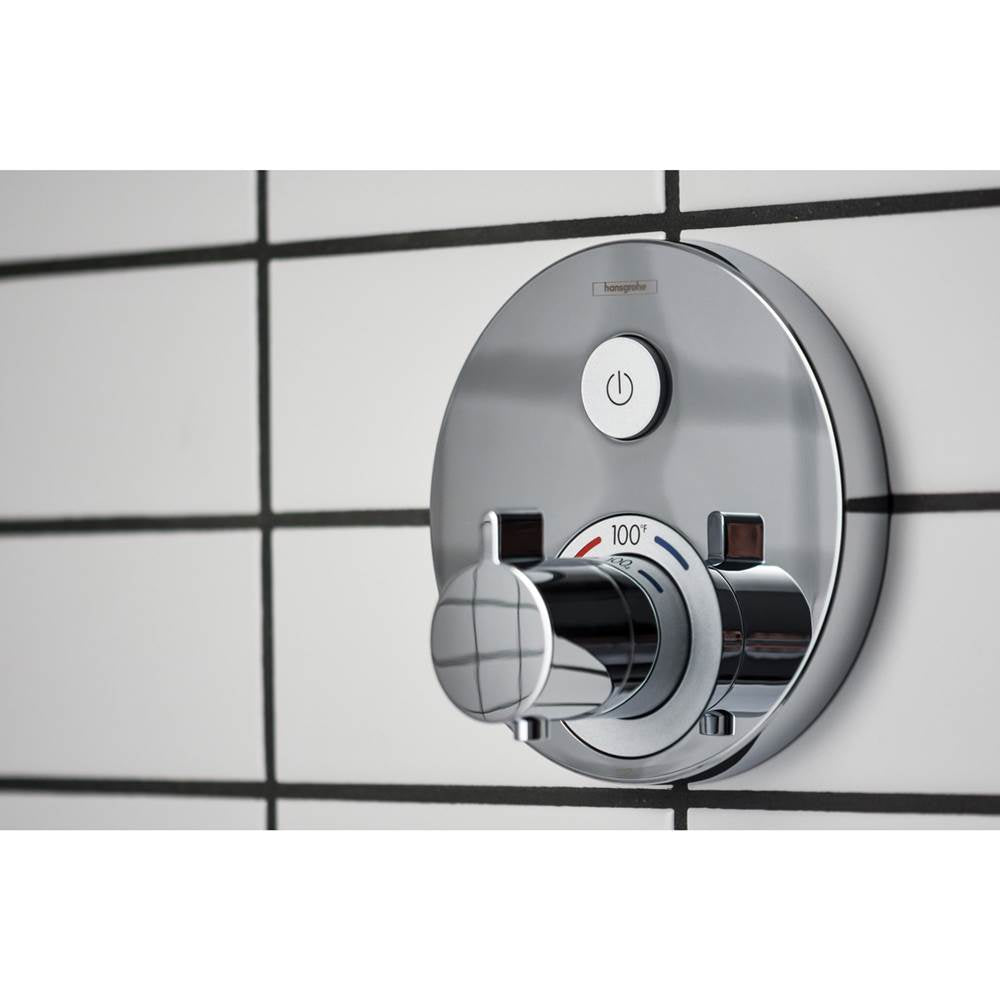 ShowerSelect S Thermostatic Trim for 1 Function, Round in Chrome