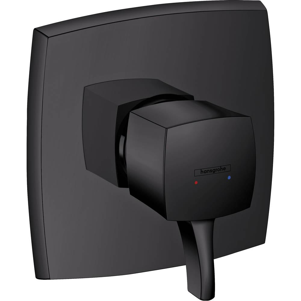 Hansgrohe - Ecostat Classic Pressure Balance Trim, Square in Matte Black - Matte Black