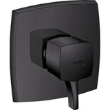 Hansgrohe - Ecostat Classic Pressure Balance Trim, Square in Matte Black - Matte Black
