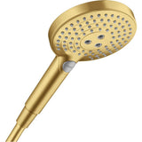 Hansgrohe - Raindance Select S Handshower 120 3-Jet PowderRain, 1.75 GPM in Brushed Gold Optic - Brushed Gold Optic