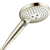 Hansgrohe - Raindance Select S Handshower 120 3-Jet PowderRain, 1.75 GPM in Polished Nickel - Polished Nickel