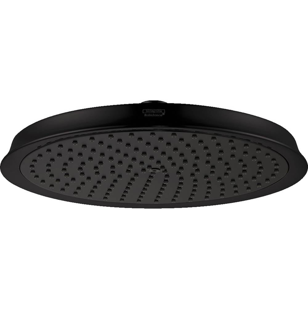 Hansgrohe - Raindance Classic Showerhead 240 1-Jet PowderRain, 2.5 GPM in Matte Black - Matte Black