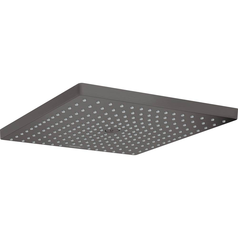 Hansgrohe - Raindance E Showerhead 300 1-Jet, 2.5 GPM in Brushed Black Chrome - Brushed Black Chrome