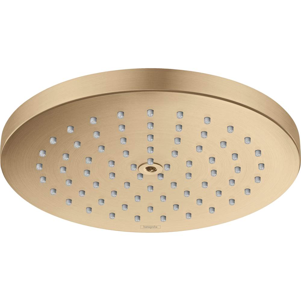 Hansgrohe - Raindance S Showerhead 180 1-Jet PowderRain, 2.5 GPM in Brushed Bronze - Brushed Bronze