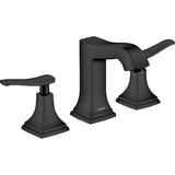 Hansgrohe - Metropol Classic Widespread Faucet 110 with Lever Handles and Pop-Up Drain, 1.2 GPM in Matte Black - Matte Black
