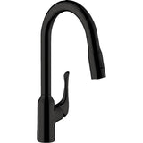 Hansgrohe - Allegro N HighArc Kitchen Faucet, 2-Spray Pull-Down, 1.75 GPM in Matte Black - Matte Black
