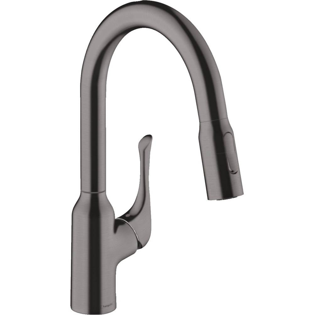 Hansgrohe - Allegro N Prep Kitchen Faucet, 2-Spray Pull-Down, 1.75 GPM in Brushed Black Chrome - Brushed Black Chrome