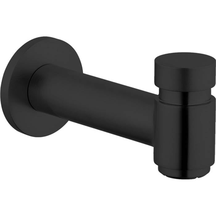 Hansgrohe - Talis S Tub Spout with Diverter in Matte Black - Matte Black
