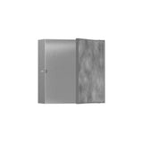 Hansgrohe - XtraStoris Rock Wall Niche with Tileable Door 12''x 12''x 4'' in Brushed Stainless Steel - Brushed Stainless Steel