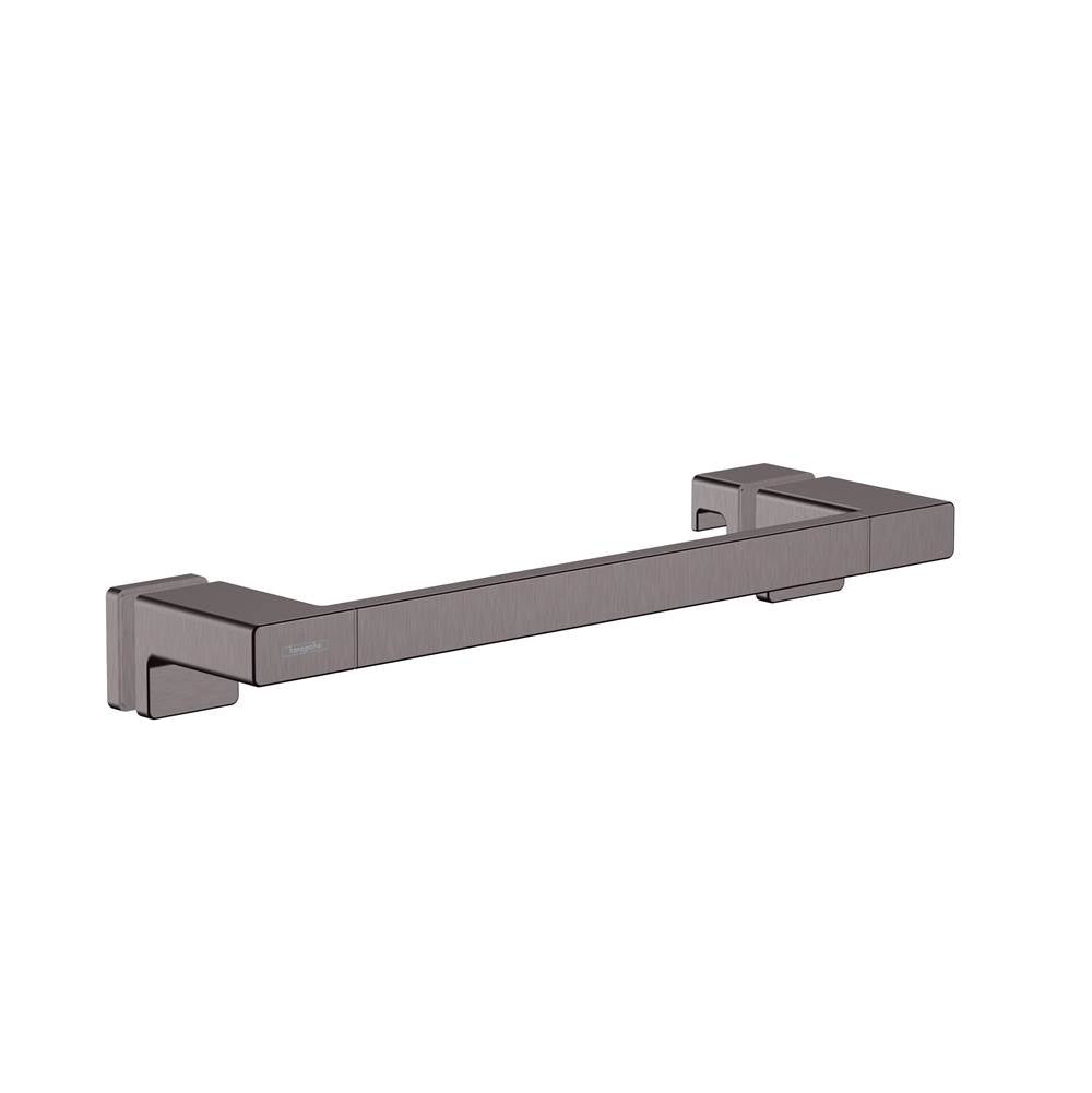 Hansgrohe - AddStoris Shower door handle in Brushed Black Chrome - Brushed Black Chrome