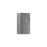 Hansgrohe - XtraStoris Rock Wall Niche with Tileable Door 12''x 6''x 5.5'' in Brushed Stainless Steel - Brushed Stainless Steel