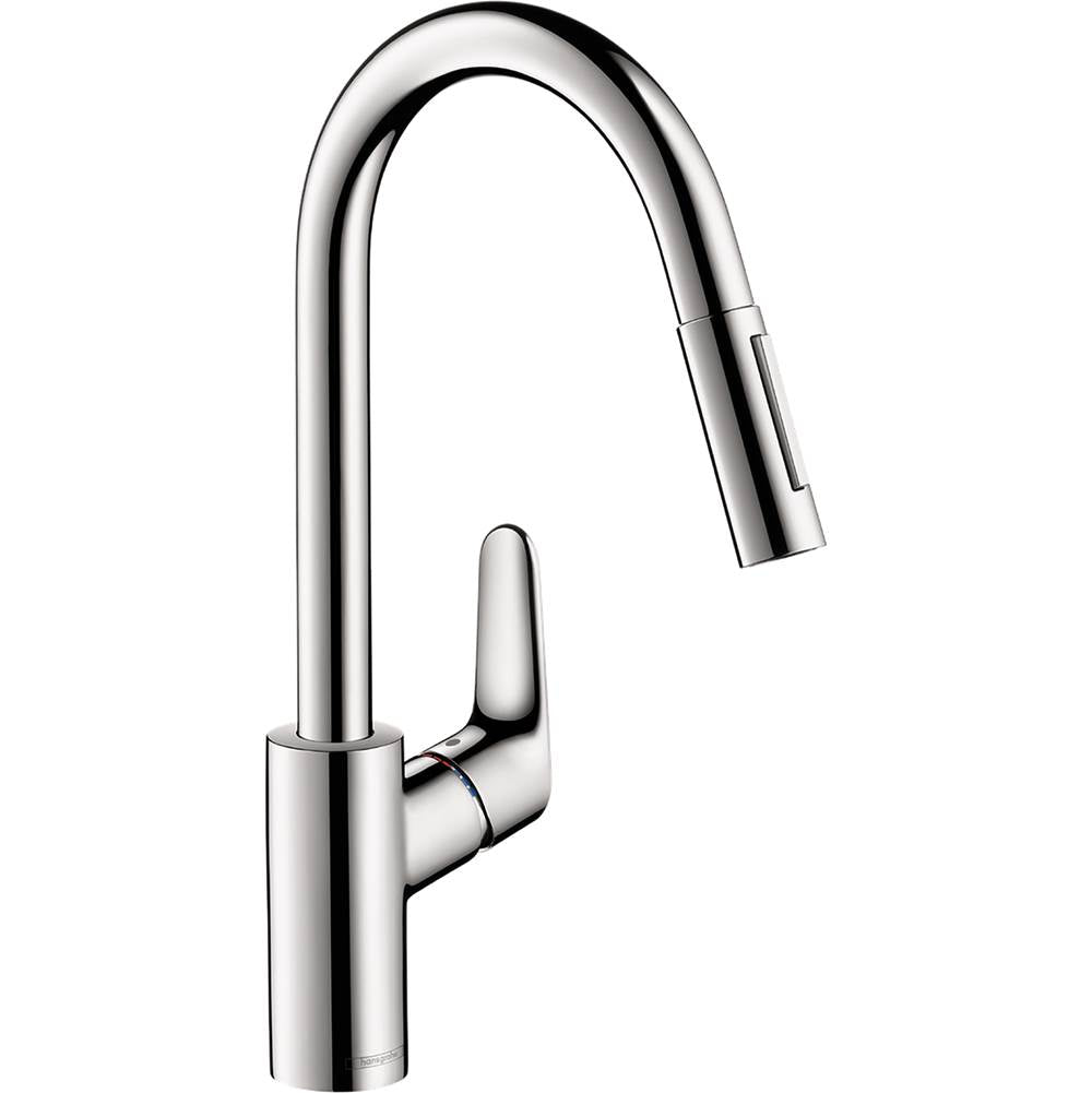 Hansgrohe - Focus  Higharc Kitchen Faucet, 2-Spray Pull-Down, 1.5 GPM in Chrome - Chrome