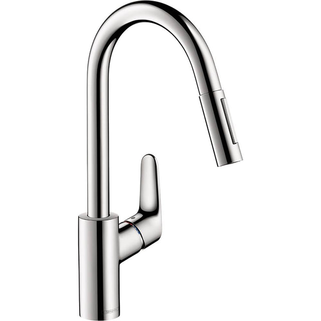 Hansgrohe - Focus  Higharc Kitchen Faucet, 2-Spray Pull-Down, 1.5 GPM in Chrome - Chrome