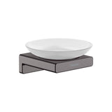 Hansgrohe - AddStoris Soap Dish  in Brushed Black Chrome - Brushed Black Chrome