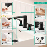 Rebris S Widespread Faucet 110 with Pop-Up Drain, 1.2 GPM in Chrome