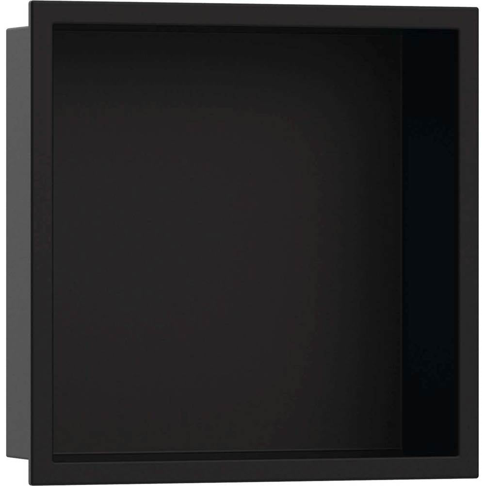 Hansgrohe - XtraStoris Original Wall Niche with Frame 12''x 12''x 5.5'' in Matte Black - Matte Black