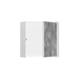 Hansgrohe - XtraStoris Rock Wall Niche with Tileable Door 12''x 12''x 5.5'' in Matte White - Matte White